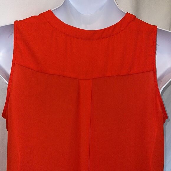 Rose and Olive red sleeveless blouse Size Large - Picture 11 of 13
